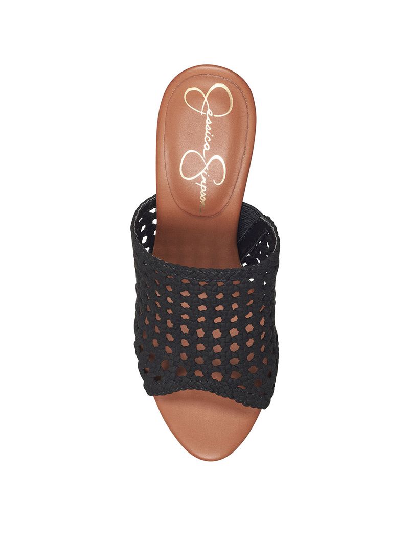 Chinelos Jessica Simpson Shelbie Feminino Pretas | 43901GPIB