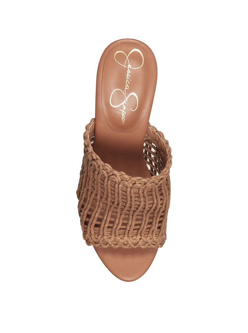 Chinelos Jessica Simpson Shelbie Feminino Bege | 82904RXAQ