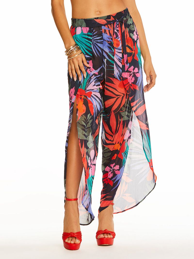 Cover Ups Jessica Simpson Island Paradise Beach Feminino Multicoloridas | 49358YRZU