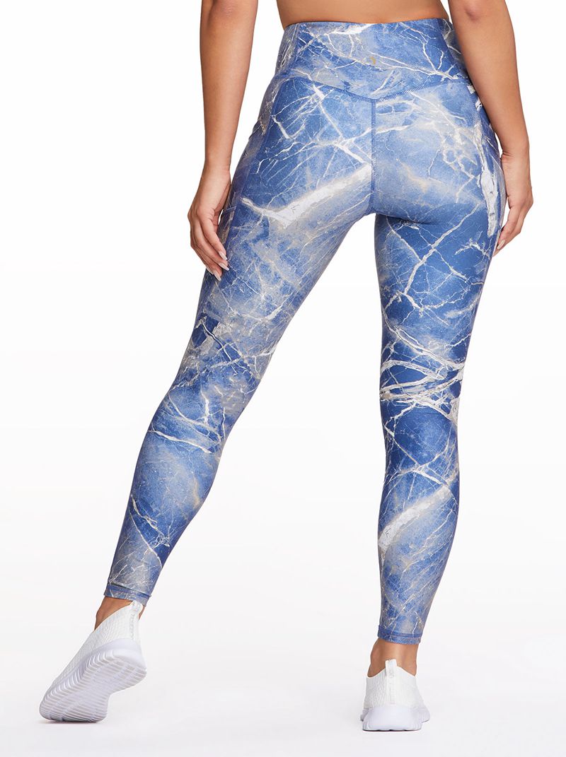 Leggings Jessica Simpson Tummy Control Ankle Legg Feminino Azuis | 09241SPRC