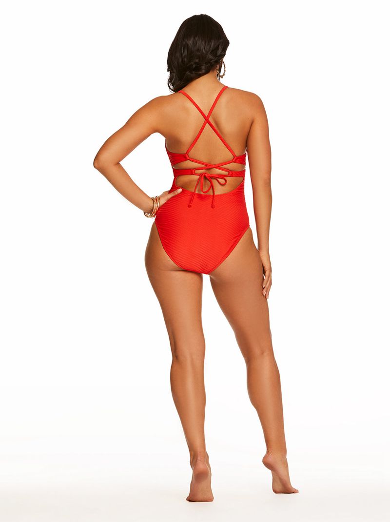 One Piece Jessica Simpson Pretty Feminino Laranja | 06841PRBU