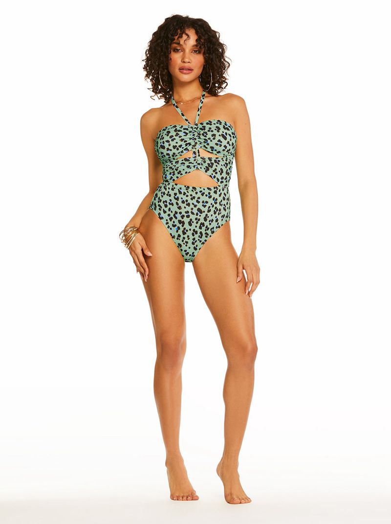 One Piece Jessica Simpson Wild Th Feminino Verdes | 50236VBTZ