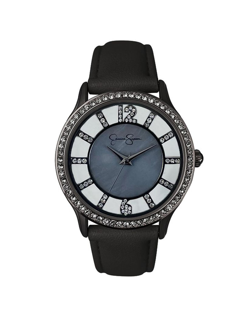 Relógios Jessica Simpson Gunmetal Tone Genu Feminino Pretas | 62781OLIN