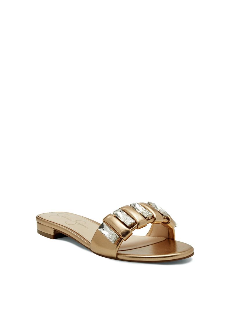 Sandalias Jessica Simpson Amille Feminino Douradas | 59601PHWO