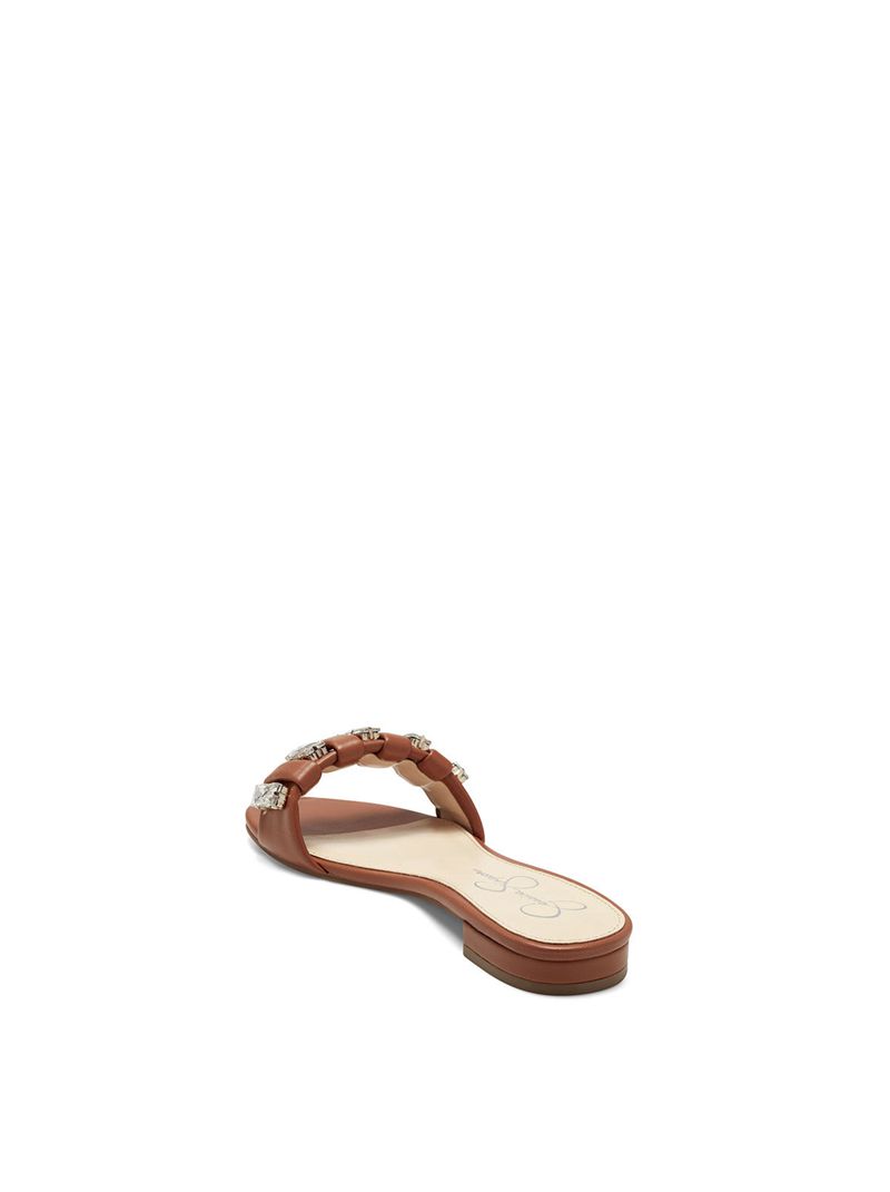 Sandalias Jessica Simpson Amille Feminino Marrom | 76150CKPH