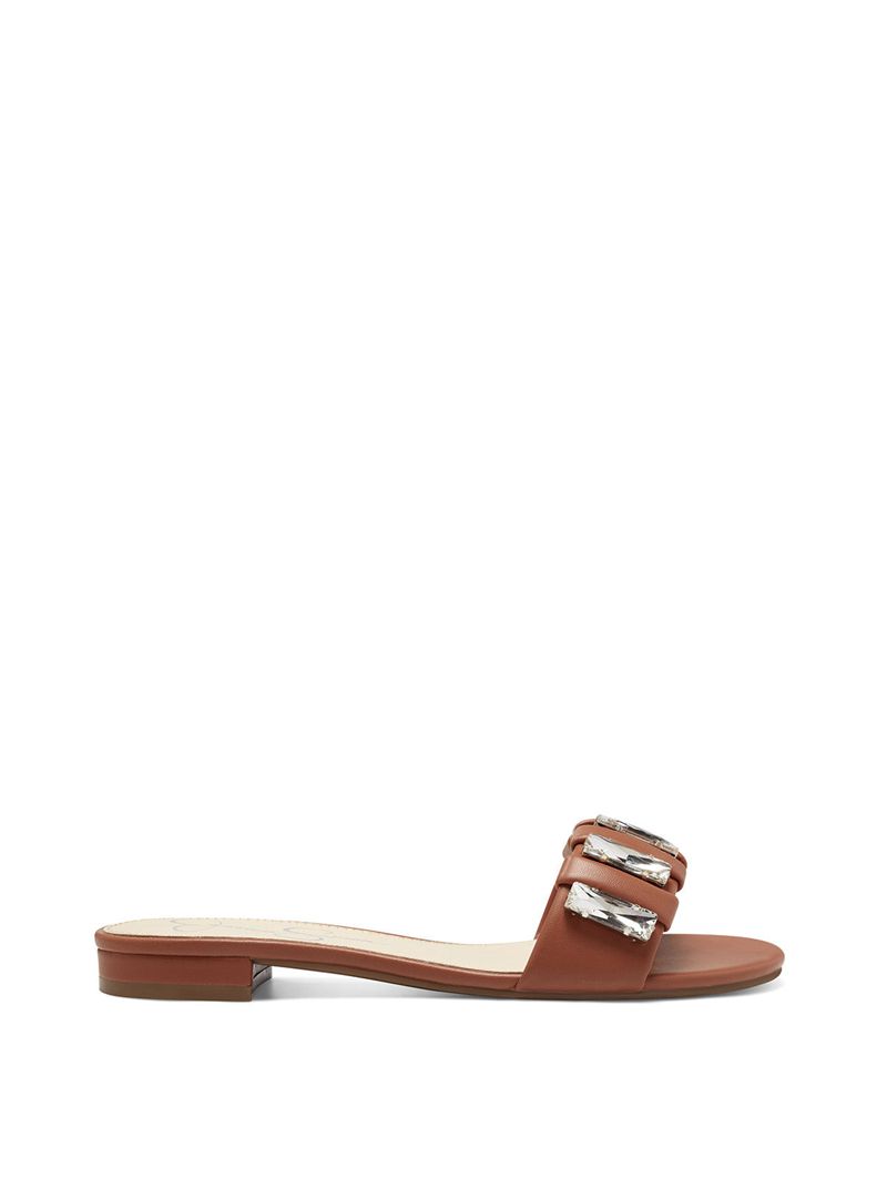 Sandalias Jessica Simpson Amille Feminino Marrom | 76150CKPH