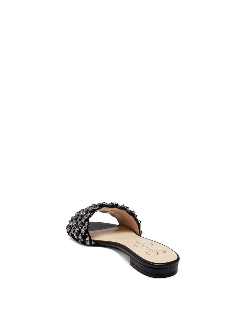 Sandalias Jessica Simpson Aprio Feminino Pretas | 12603FXAI