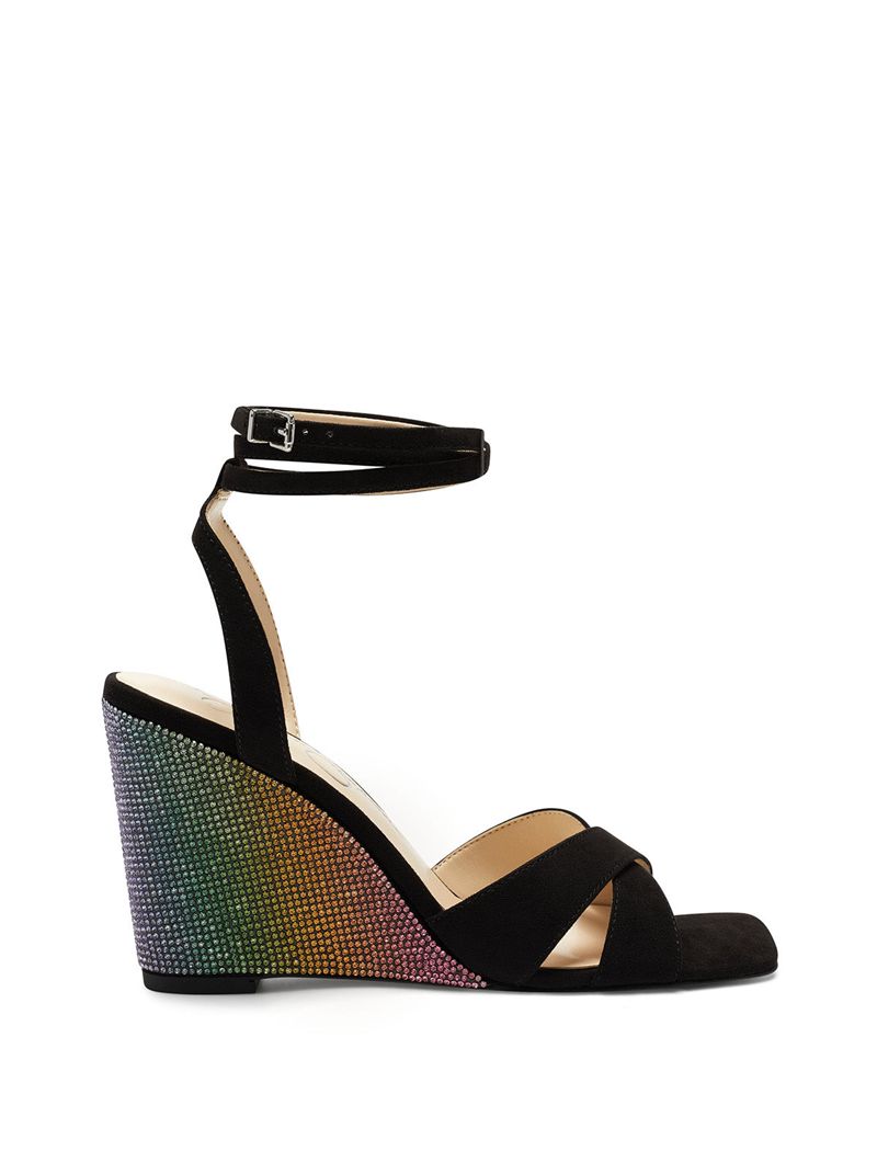 Sandalias Jessica Simpson Arlisa Feminino Pretas Multicoloridas | 49760NHXJ