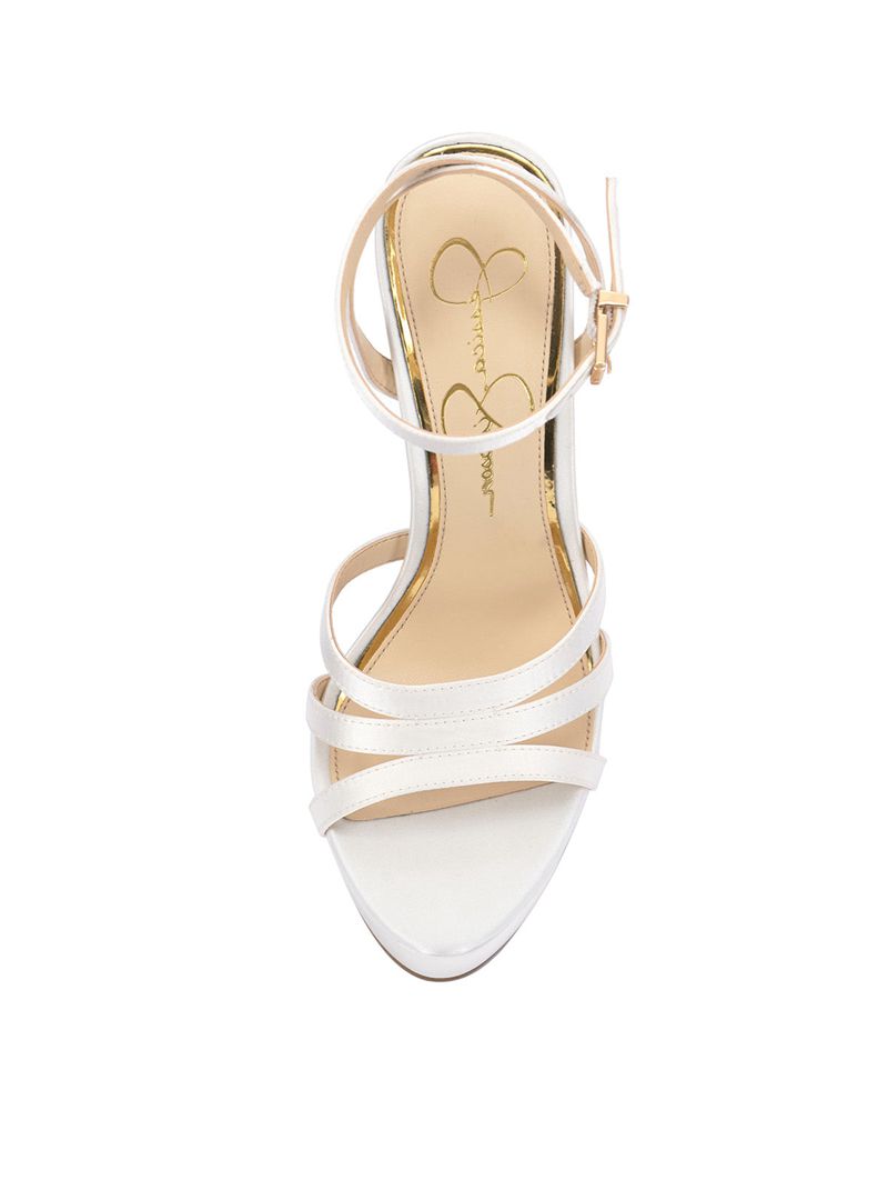 Sandalias Jessica Simpson Bal Feminino Branco | 08256MUDX