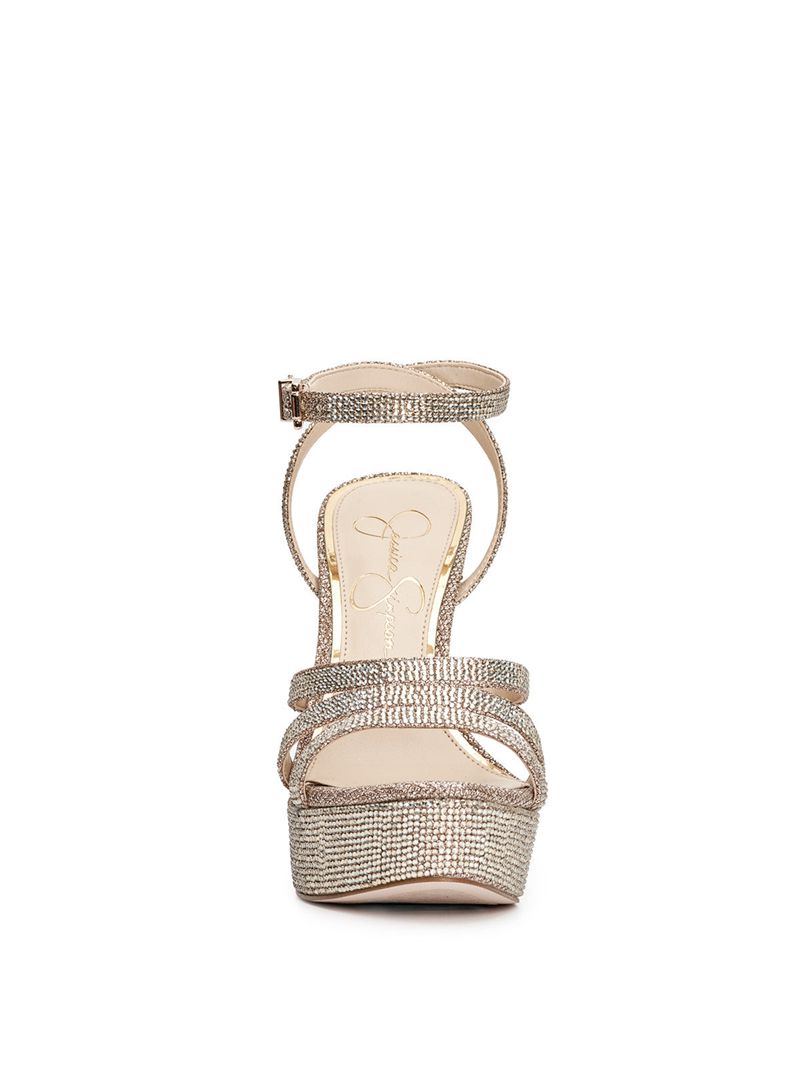 Sandalias Jessica Simpson Bal Feminino Douradas | 57263JNKV