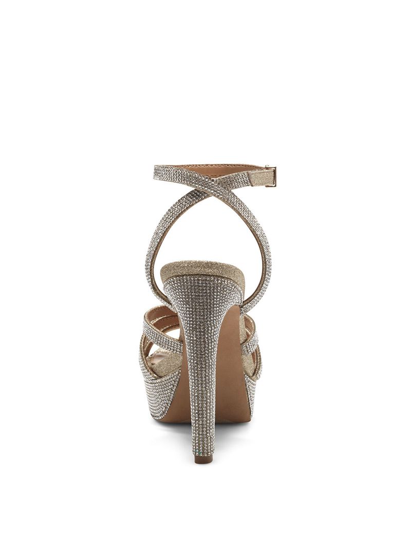 Sandalias Jessica Simpson Bal Feminino Prateadas | 27631DZQF