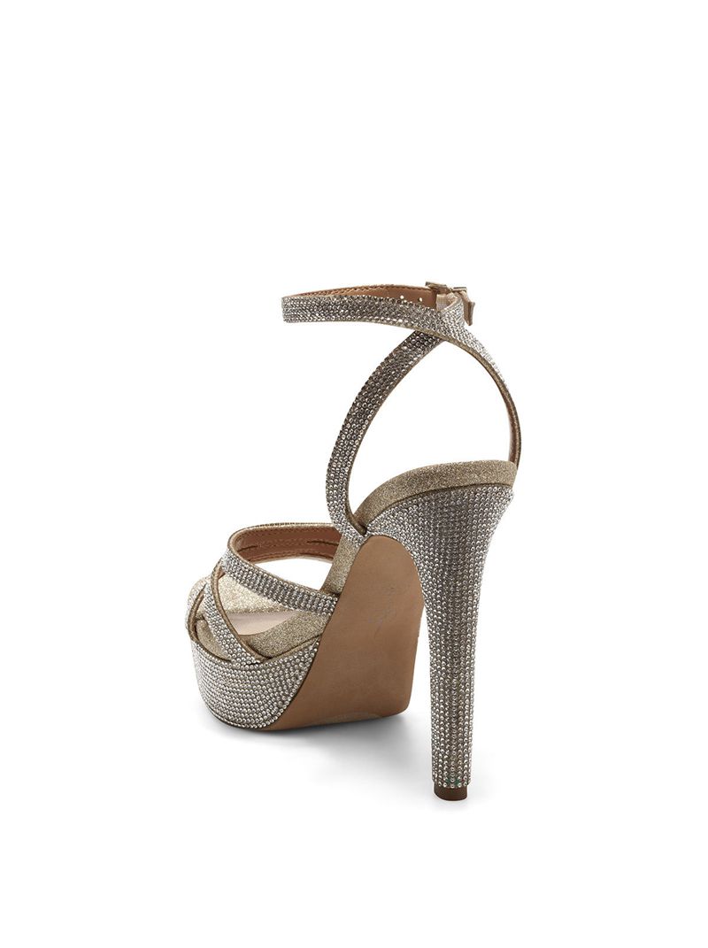 Sandalias Jessica Simpson Bal Feminino Prateadas | 27631DZQF