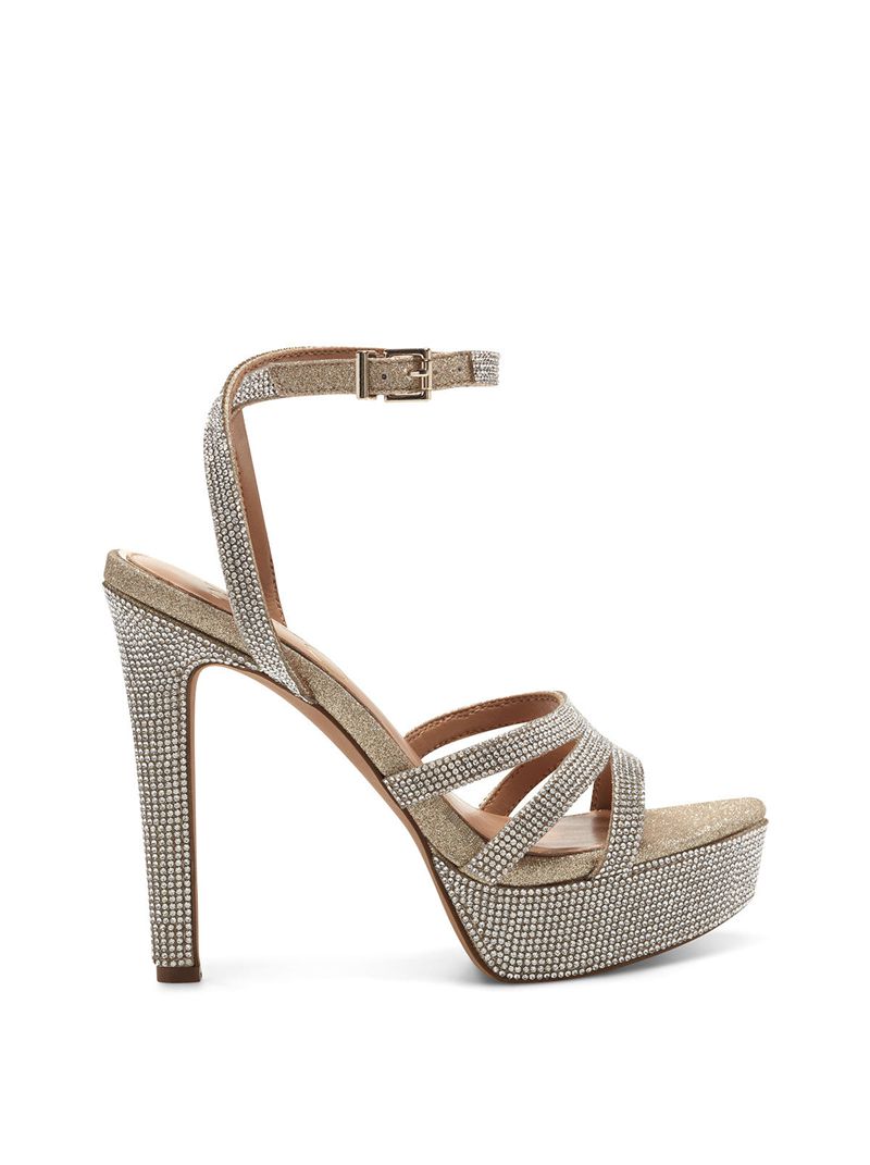 Sandalias Jessica Simpson Bal Feminino Prateadas | 27631DZQF