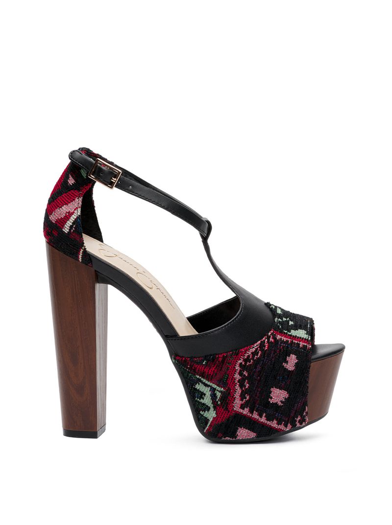 Sandalias Jessica Simpson Dany T-Alças Feminino Vermelhas Multicoloridas | 71498TMYR