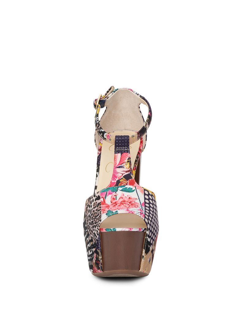 Sandalias Jessica Simpson Dany T-Alças Feminino Multicoloridas | 86475DJYH