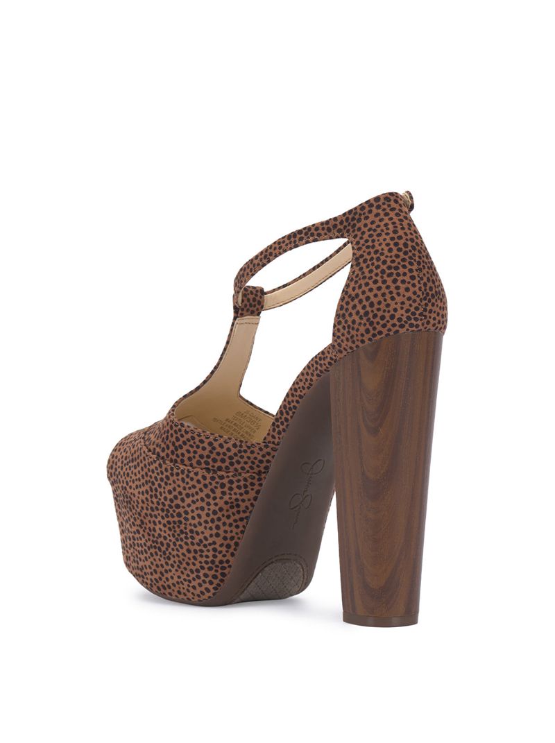 Sandalias Jessica Simpson Dany T-Alças Feminino Vermelhas | 97641YIXK