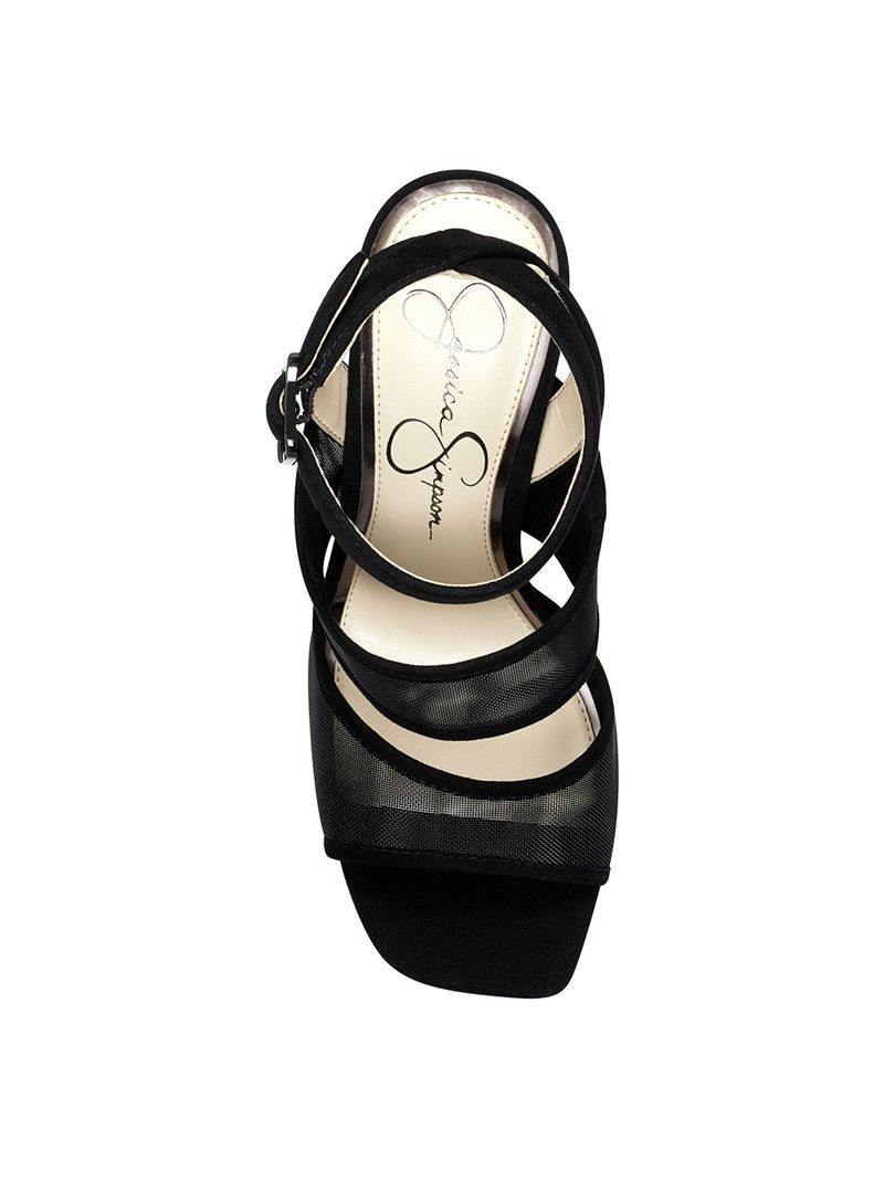 Sandalias Jessica Simpson Drixi Feminino Pretas | 74365HMXG