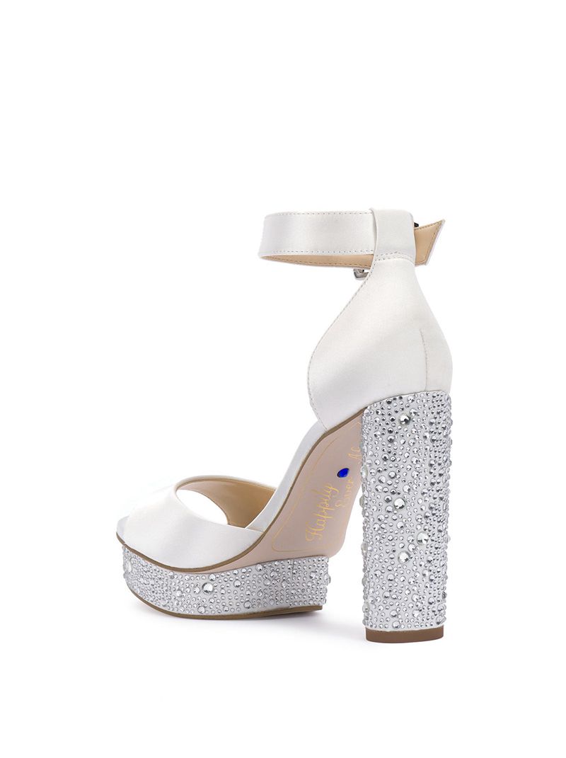 Sandalias Jessica Simpson Everyn Feminino Branco | 24915OSUE