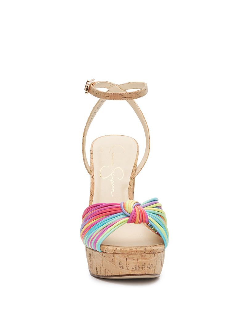 Sandalias Jessica Simpson Immie Feminino Multicoloridas | 53607CMFI