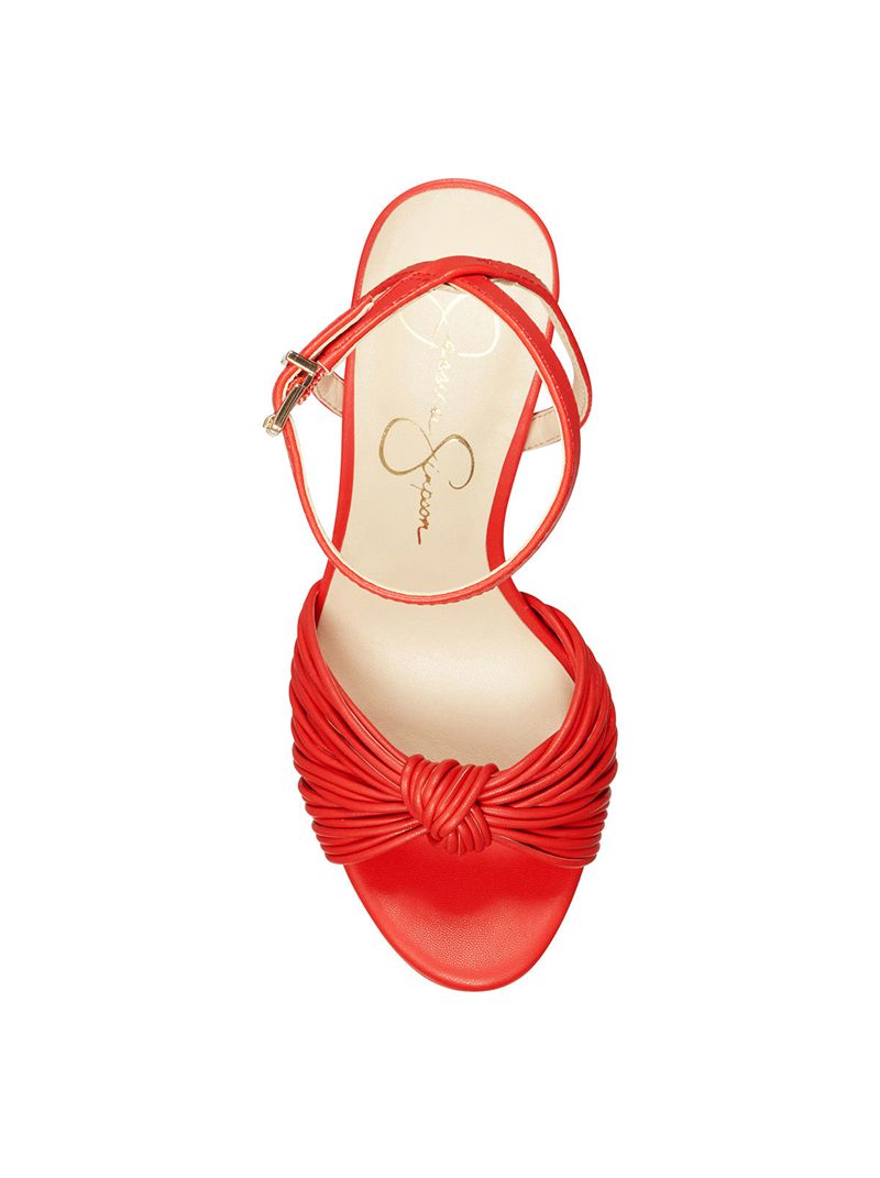 Sandalias Jessica Simpson Immie Feminino Vermelhas | 72638QJOC