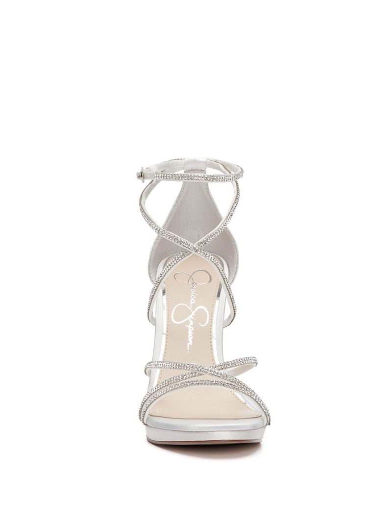 Sandalias Jessica Simpson Jaeya Feminino Branco | 23417NLQU