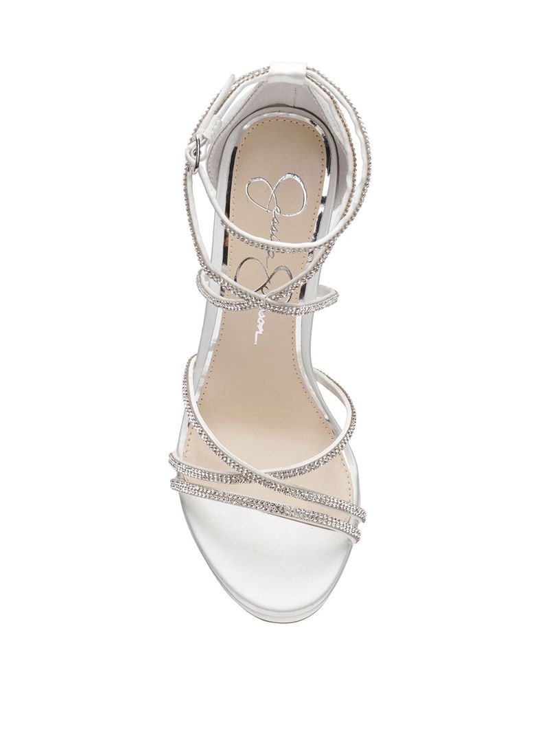 Sandalias Jessica Simpson Jaeya Feminino Branco | 23417NLQU