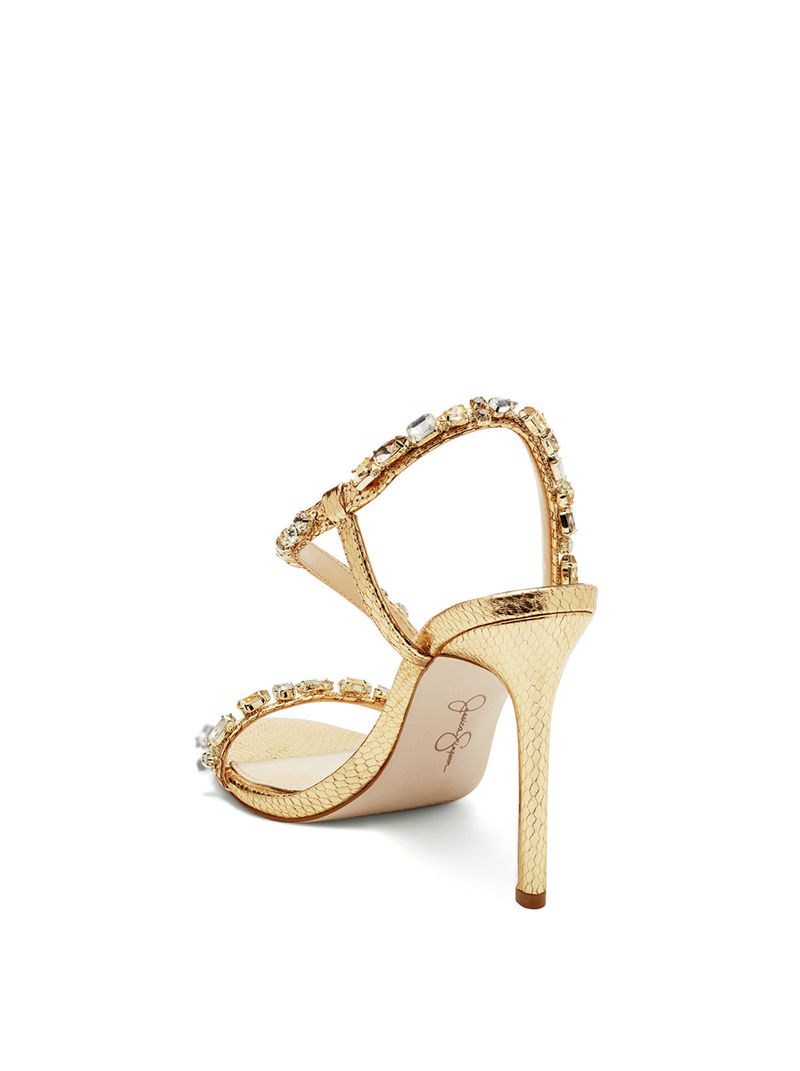 Sandalias Jessica Simpson Jayc Feminino Douradas | 15670WKOE