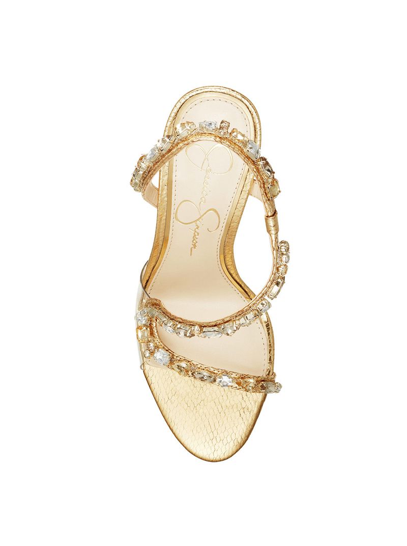 Sandalias Jessica Simpson Jayc Feminino Douradas | 15670WKOE