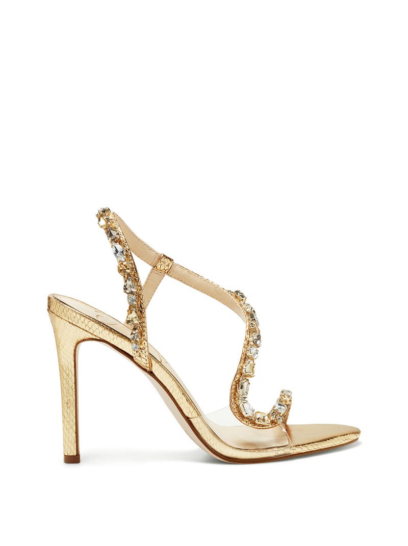 Sandalias Jessica Simpson Jayc Feminino Douradas | 15670WKOE