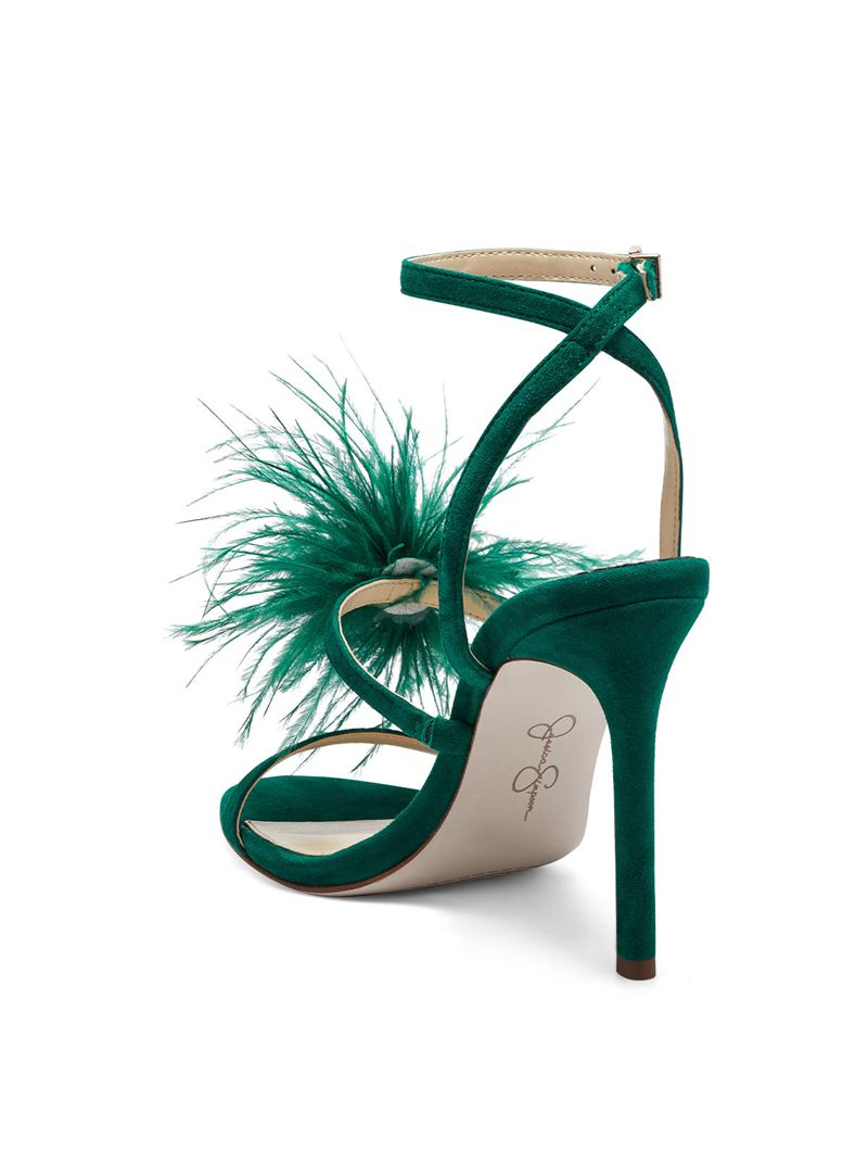 Sandalias Jessica Simpson Jenevya Feminino Verdes | 64018YZSA