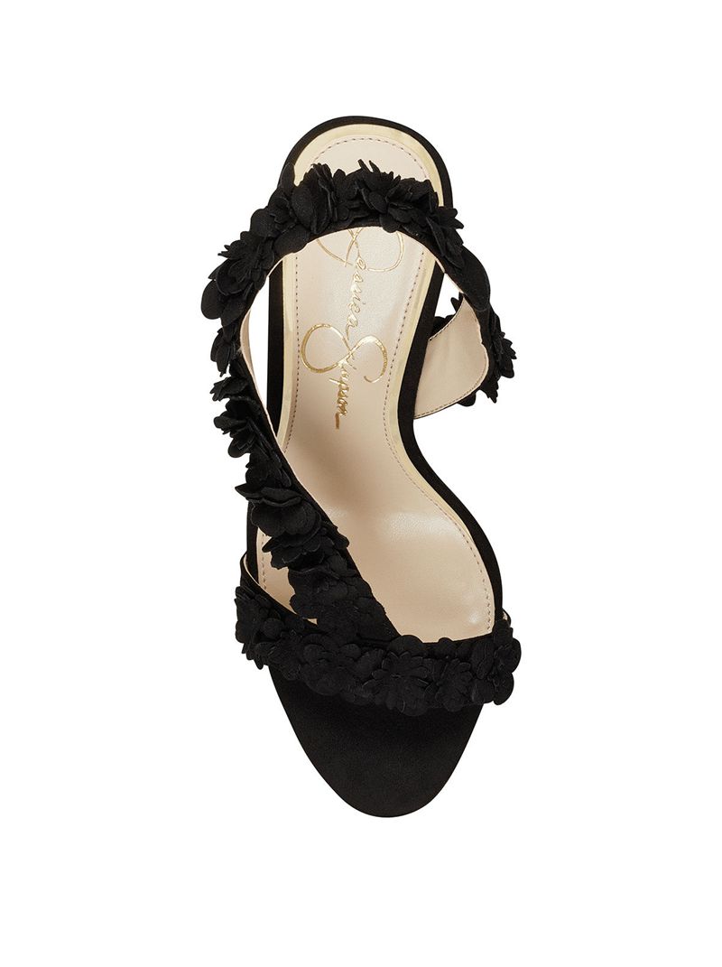 Sandalias Jessica Simpson Jess Feminino Pretas | 16587GRKF