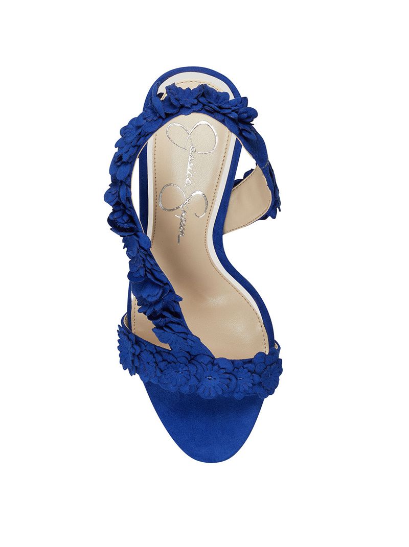 Sandalias Jessica Simpson Jess Feminino Azuis Roxo | 30597HPZO