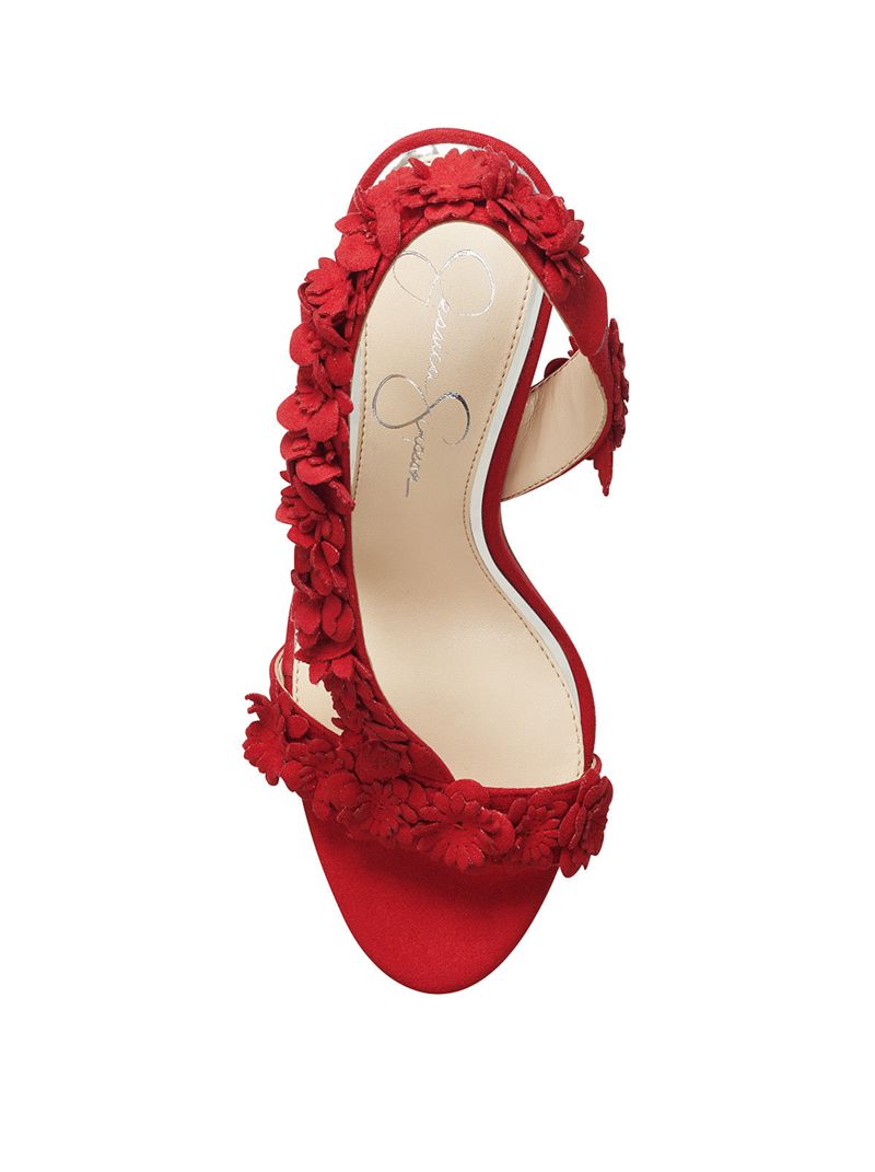 Sandalias Jessica Simpson Jess Feminino Vermelhas | 36597VKXL