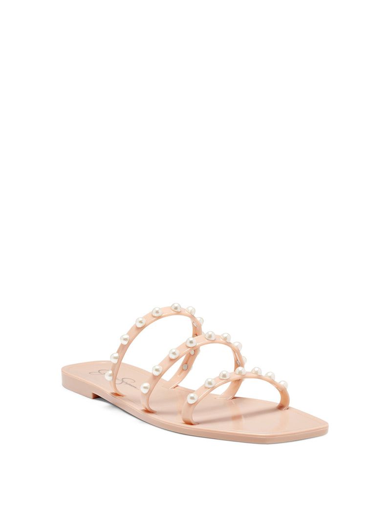 Sandalias Jessica Simpson Jullema Feminino Rosa | 15376ZUKV