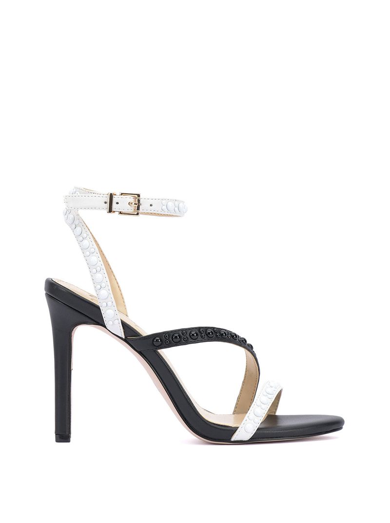 Sandalias Jessica Simpson Jymiara Feminino Branco Pretas | 13842RMGX