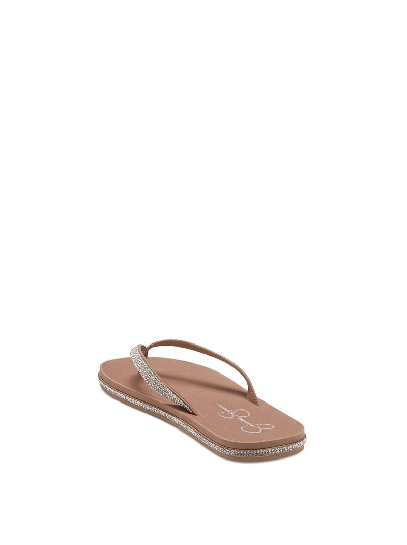 Sandalias Jessica Simpson Kalouy Feminino Marrom | 19548LSCT