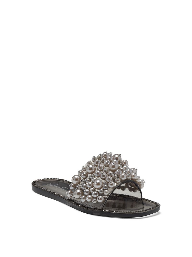 Sandalias Jessica Simpson Kassime Feminino Cinzentas | 52879ENLO