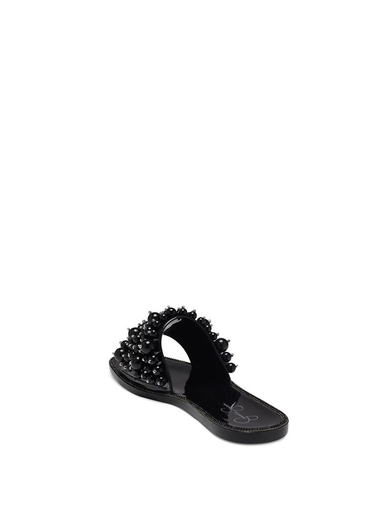 Sandalias Jessica Simpson Kassime Feminino Pretas | 94365QMWK