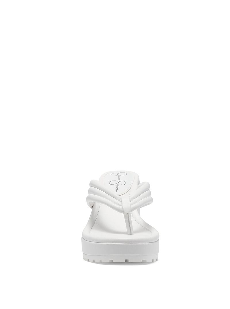 Sandalias Jessica Simpson Kemnie Feminino Branco | 79146BHLX