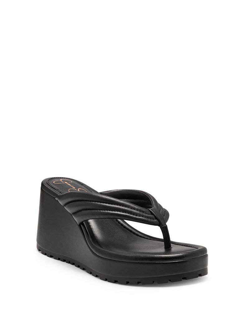 Sandalias Jessica Simpson Kemnie Feminino Pretas | 81937VDPT