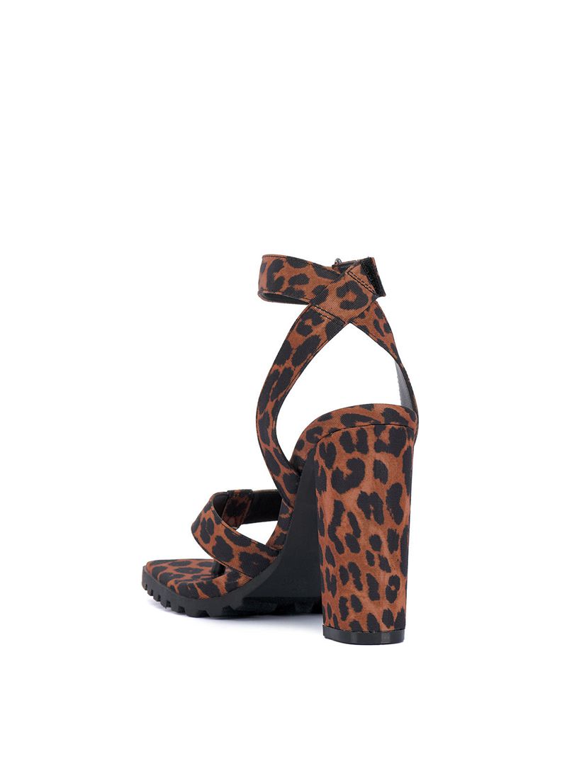 Sandalias Jessica Simpson Kielne Feminino Bege Leopardo | 56843OLRY