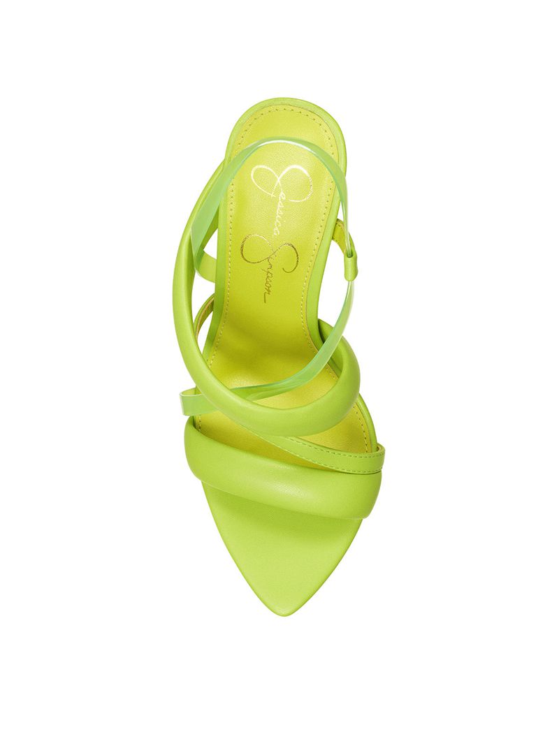 Sandalias Jessica Simpson Krissta Feminino Verdes | 18356LFER