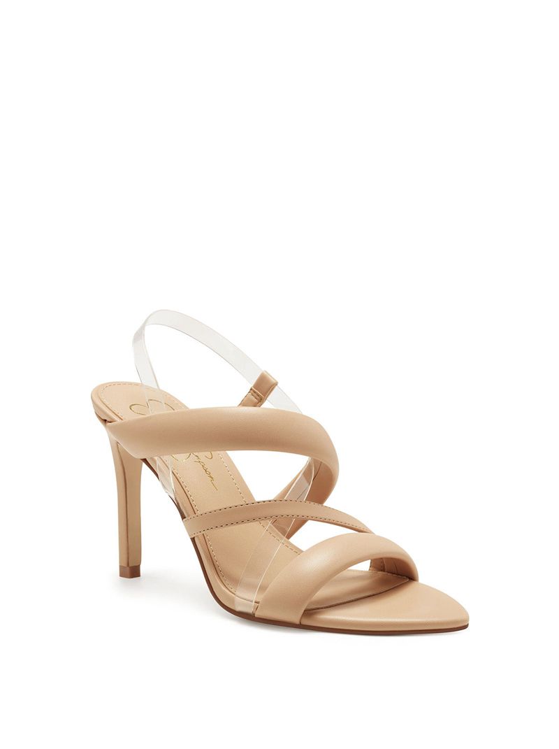 Sandalias Jessica Simpson Krissta Feminino Bege | 51320PWFN