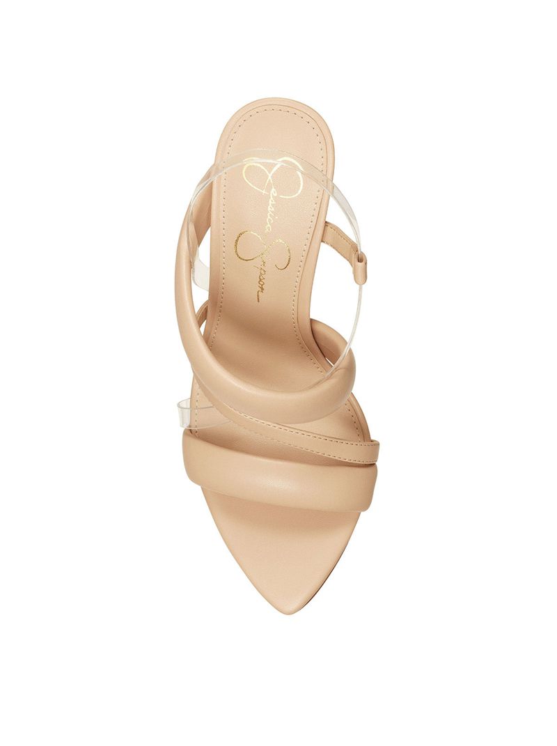 Sandalias Jessica Simpson Krissta Feminino Bege | 51320PWFN