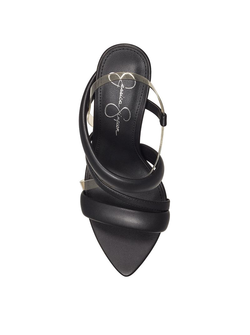 Sandalias Jessica Simpson Krissta Feminino Pretas | 78352EAJV