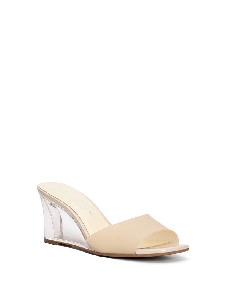 Sandalias Jessica Simpson Merlote Feminino Bege | 31298IXHD