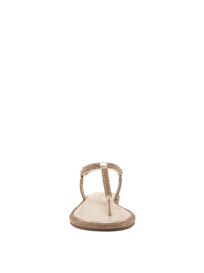 Sandalias Jessica Simpson Oliara T-Alças Feminino Prateadas | 57948HVMI