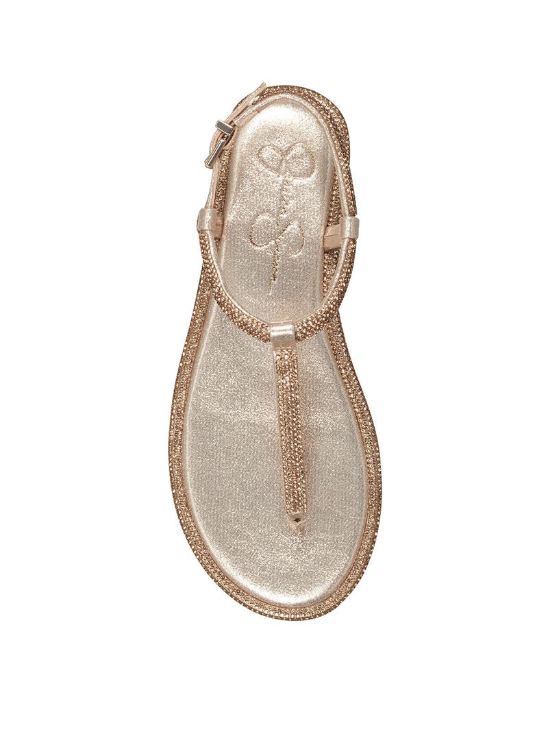 Sandalias Jessica Simpson Oliara T-Alças Feminino Prateadas | 57948HVMI