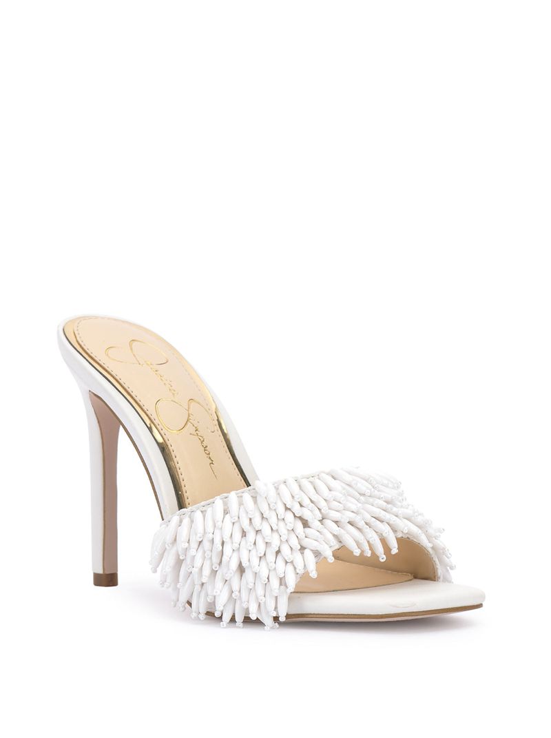 Sandalias Jessica Simpson Olya Feminino Branco | 34672GRAZ