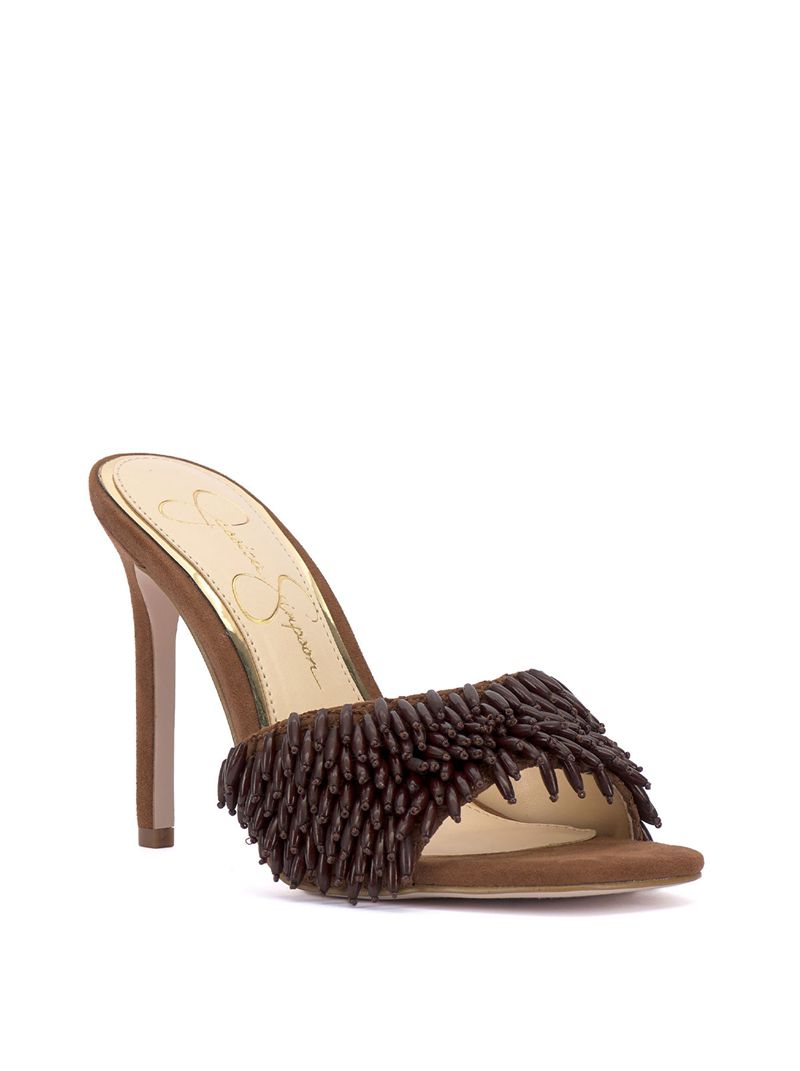 Sandalias Jessica Simpson Olya Feminino Marrom | 73950CTML